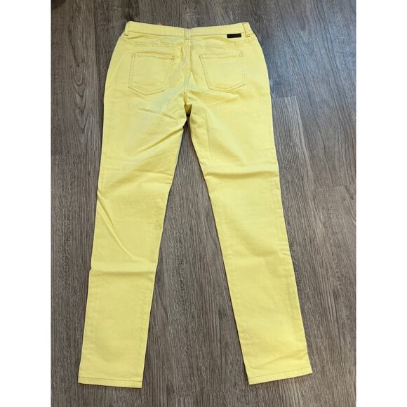 Boden Yellow Skinny Jeans with Smooth Finish - Picture 4 of 6